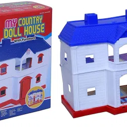 Doll house with Furniture 24 Pieces-17
