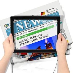 The full page size Clear This magnifying reading desk is made of ABS frame + high quality PVC lens-image-16