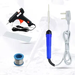 4in1 Soldering Iron Machine Tool Kit Set 20W Black Glue Gun & 7MM Sticks (5Pcs) 25 W Simple-image-76