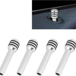 Car Door Lock Knobs, Aluminum Alloy Inner Door Lock Pull Pins, 1.92" x 0.47" Car Door Pull Strap-19