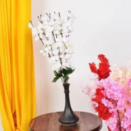 zoanto White Orchids Artificial Flower image 4