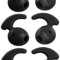 Statusbright Replacement Ear Buds for Samsung Galaxy S7 - Black (Pack of 6) Over The Ear Headphone Cushion-image-54