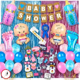 Baby Shower Decoration Items Set - 92 Pcs Kit Baby Shower Combo-20