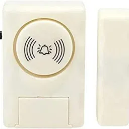 Plastic Wireless Door Window Open Alert Alarm Home Security System Siren | cream Door & Window Door Window Alarm-3