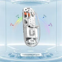 Astrill Wireless Bluetooth 5.1 & 2.4G Mini Lightweight Mouse Wireless Ambidextrous Optical Gaming Mouse with Bluetooth image 2