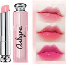 Hydrating Lip Balm Stick – Subtle Pink Tint for Everyday Glow (Pack of 1) Strawberry-17