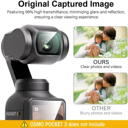 Olonga Tempered Glass Guard for DJI Osmo Pocket 3, DJI Pocket 3 image 5