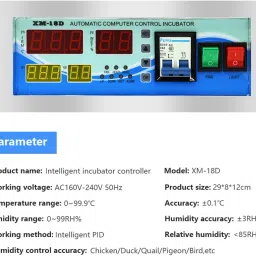 HUMBE&CO XM18D controller fully automatic industrial egg incubator controller Multipurpose Controller image 4