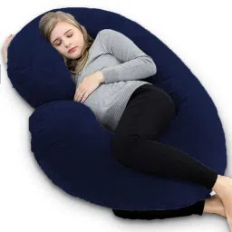 pregnancy pillow Polyester Fibre Solid Pregnancy Pillow Pack of 1-image-5