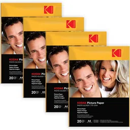 kodak High Glossy InkJet Photo Paper 175 GSM UnruledA4 (210 x 297mm)80 Sheets Unruled A4 175 gsm Photo Paper-picture-33