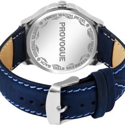 provogue Day and Date Functioning Blue Dial Analog Watch- For Men PRVG134 image 4