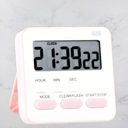 Digital White Clock-image-87