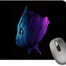 ZORI Groot Glowing in Black Background Gaming Mouse Pad - Computer Laptop PC| WFH Office | Anti-Skid, Anti-Slip, Rubber Base | Avengers Superhero Mousepad-picture-10