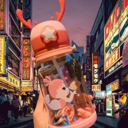 Water Bottle for Kids Cute Cartoon Leak-Proof-20