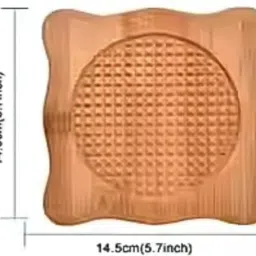 calldrishe Bamboo Wooden Trivet For Dinning Table Wooden Trivet image 2