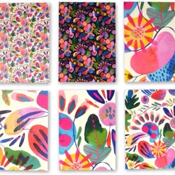Tropical Notecards set of 12 contains 6 unique note cards with two copies of each Greeting Card-3