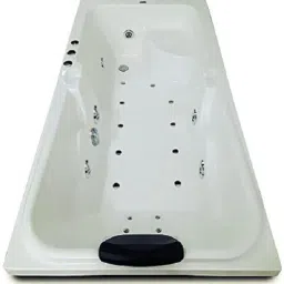 Ceaser 6 Ft Jacuzzi with Bubble Bath, Back Massage and Side Panel Free-standing Bathtub-image-19