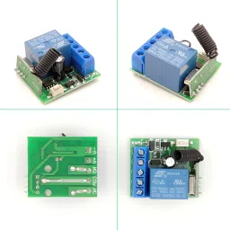 robo ocean 433MHz RF Remote Transmitter Receiver DC 12V 1 Channel Relay Module [Pack of 2] Electronic Components Electronic Hobby Kit image 4
