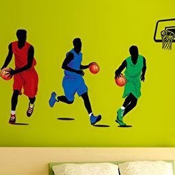Asian royal Yellow & Blue Printed Self Adhesive Wall Sticker-picture-22
