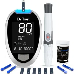 (USA) Digital Glucose Blood Sugar testing Monitor Machine with 10 Strips Glucometer-13