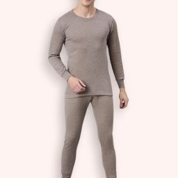 Paryag Men's Winter Thermal Wear Set Men Top - Pyjama Set Thermal-image-18
