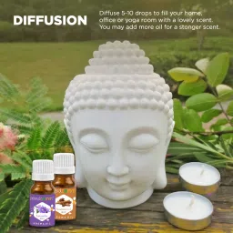 peepalcomm Pure Essential High Scented Aroma Oil lemon grass Scented Set of 6 Of 10 Ml each Aroma Oil image 5
