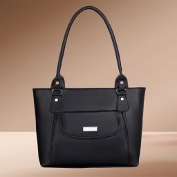 Women Black Messenger Bag-image-10