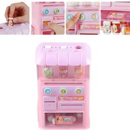 Plastic Vending Machine Toy for Kids Fully Function with Light and Music Set of1-image-4