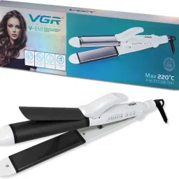 VGR 2 IN 1 Hair Styler with Straightener & Curler (LED Indicator) V-558 Hair Straightener-image-45
