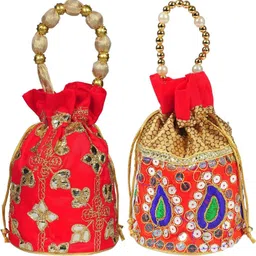 sunesh creation Women Multicolor, Multicolor Potli-picture-23