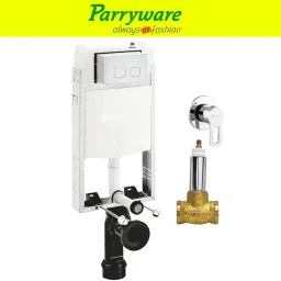 Half Frame Concealed Cistern, Concealed body with upper part set of 1 pic 115 Dual Flush Tank-24