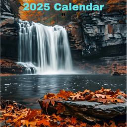 2025 Wall Hanging Calendar with Nature's Images and Inspirational Quotes 2025 Wall Calendar-10