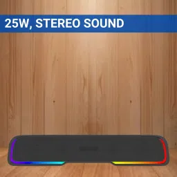 FRONY Audio Bar (PORTABLE HOME TV SOUNDBAR) Dynamic Thunder Sound 2400mAh BatteryJW389 25 W Bluetooth Soundbar-image-73