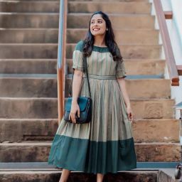 Women Printed Viscose Rayon Anarkali Kurta-image-29
