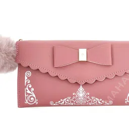 Casual, Formal, Party Pink Clutch - Regular Size-image-10