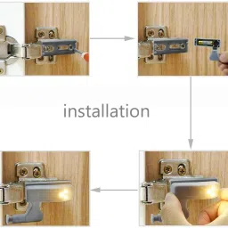 DawnRays Pack of 16 Cabinet Led Hinge Light Smart Sensor Light for Cupboard Wardrobe Smart Bulb image 4
