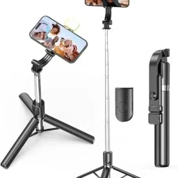 GETGETO Selfie Stick Tripod R1SL 170cm expandable Tripod Bluetooth Remote Tripod, Monopod Kit, Tripod Kit-28