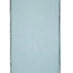 Pluchi Blue Geometric Cotton Mild Winter Single Bed Comforter-image-16