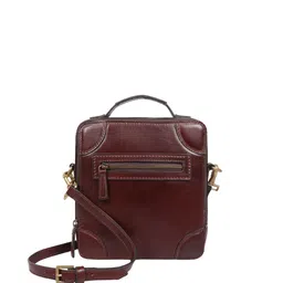 Hidesign Men Brown & Red Messenger Bag-52