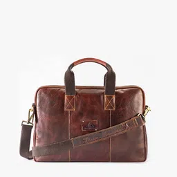 Picco Massimo Men Brown Messenger Bag-image-0