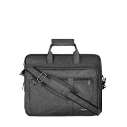 LOREM Men Grey Textured Messenger Bag-image-95