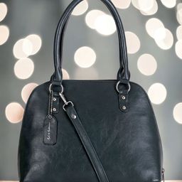 Mast & Harbour Green PU Structured Satchel Bag-43