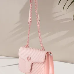 Lino Perros Pink Quilted Shoulder Bag-44