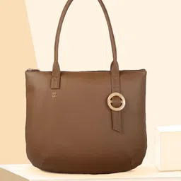 Baggit Brown Structured Shoulder Bag-18