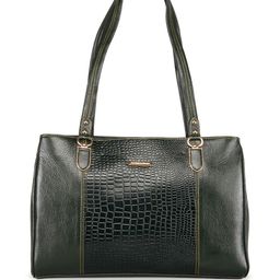 GENWAYNE Leather Textured Structured Shoulder Bag-37