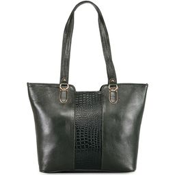 GENWAYNE Animal Textured Leather Shoulder Bag-30