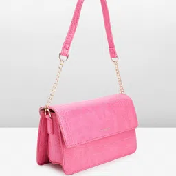 Lino Perros Croc-Textured Structured Shoulder Bag image 2
