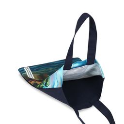 KOLOROBIA Graphic Printed Structured Pure Cotton Shopper Bag image 2