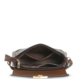 Exotic Geometric Printed Structured Sling Bag image 4