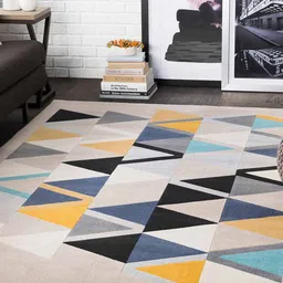 Zayan Rugs Unisex Beige Carpets-image-60
